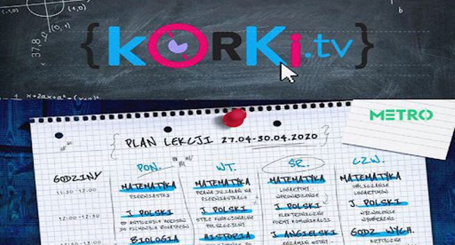 „Korki.tv” z osobnymi blokami z lekcjami dla 8-klasistów. Emisja w dni powszednie o 10.30