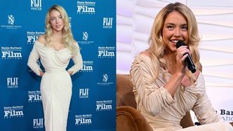 Skromna Sydney Sweeney OLŚNIŁA na festiwalu filmowym w sukience w stylu dawnego Hollywood. Klasa? (ZDJĘCIA)