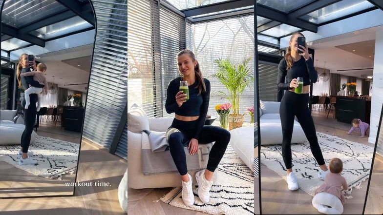 Anna Lewandowska chwali się luksusowym salonem