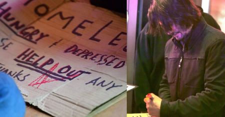 Keanu Reeves pomógł bezdomnemu błagającemu o drobne na nowojorskiej ulicy