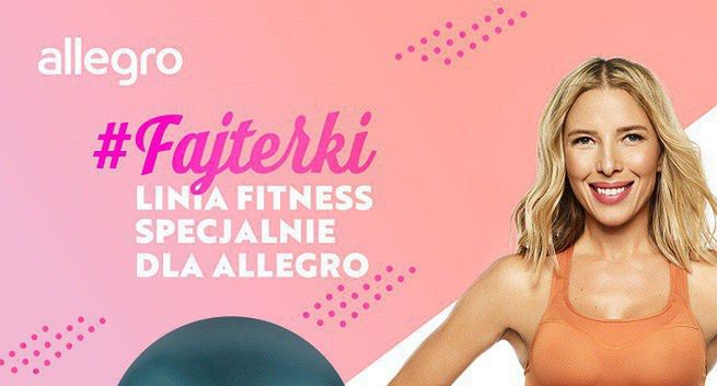 Ewa Chodakowska sprzedaje na Allegro akcesoria do fitnessu