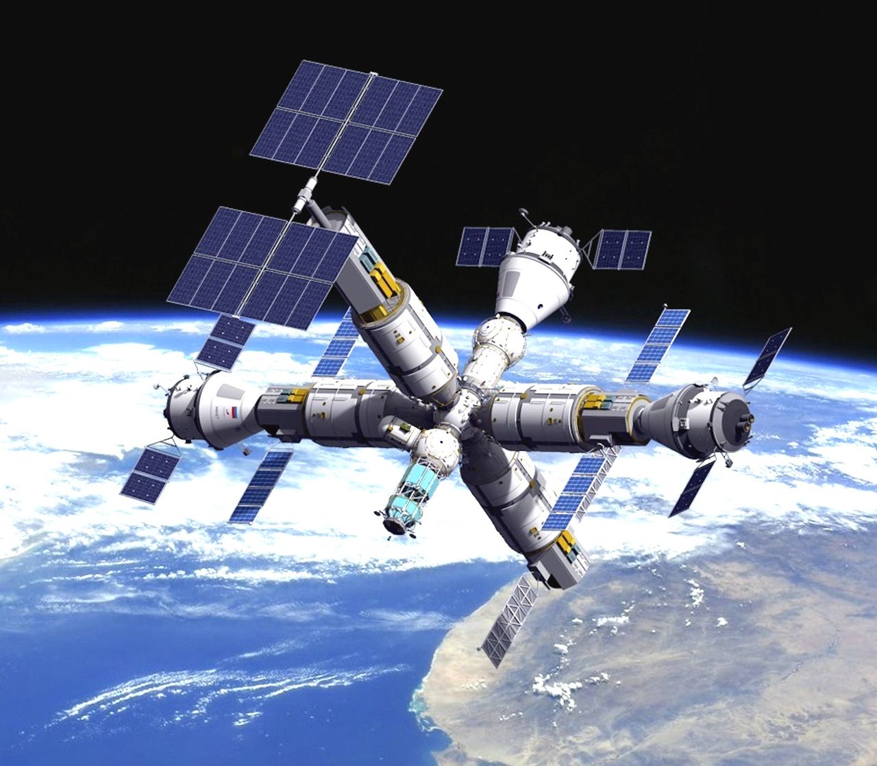 Visualization of the ROSS space station