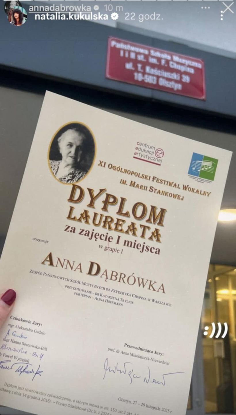 Sukces córki Natalii Kukulskiej
