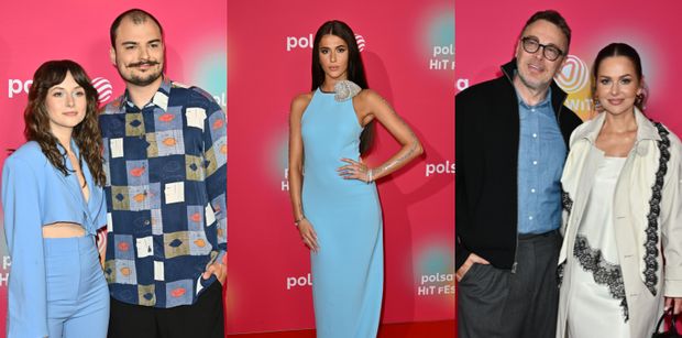 Gwiazdy meldują się na Polsat Hit Festiwal: Roksana Węgiel, Paulina Sykut-Jeżyna z mężem, Wiktor Dyduła i inni (ZDJĘCIA)