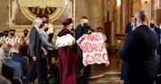 Przerwali wystąpienie premiera na UWr. "Macie krew na rękach!"