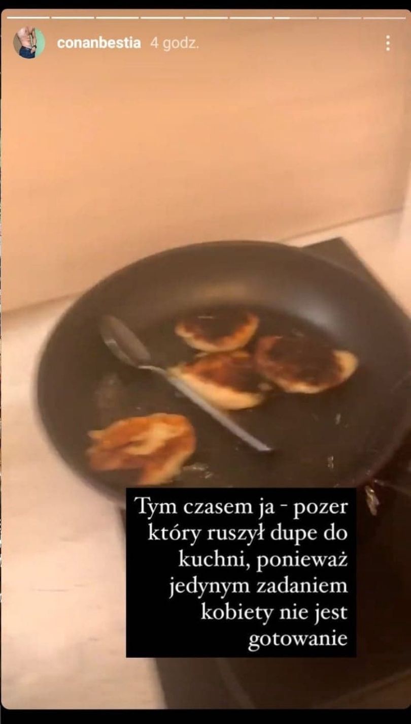 Conanek Kaźmierski ocenia zdolności kulinarne współczesnych kobiet