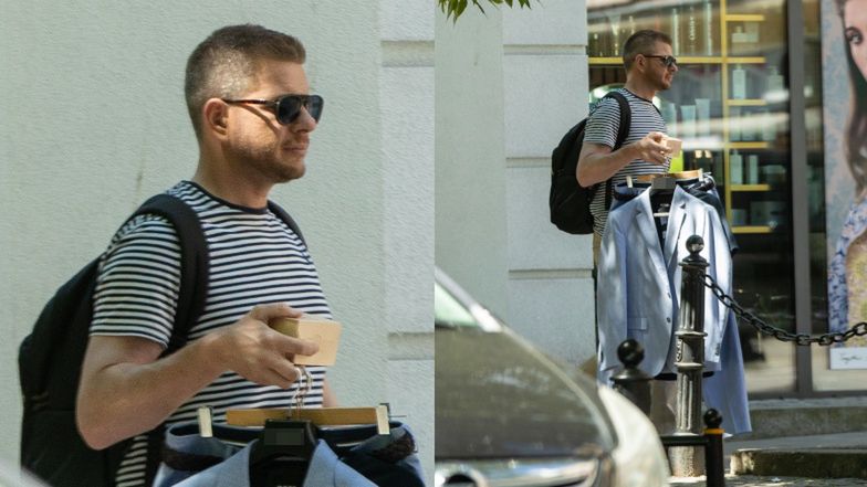 Filip Chajzer zajeżdża drogę innym samochodom na warszawskiej obwodnicy