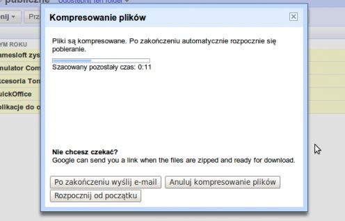 Google Docts skompresuje i wyeksportuje Twoje dokumenty 2