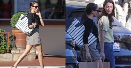 Meghan Markle buszuje z przyjaciółką po sklepach w dniu urodzin króla Karola. Szykowna? (ZDJĘCIA)
