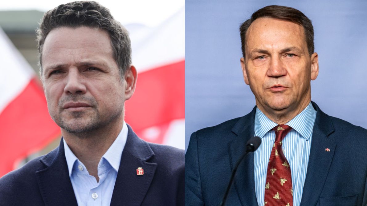 Rafał Trzaskowski i Radosław Sikorski walczą w prawyborach