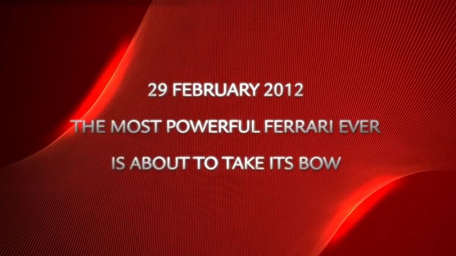 teaser Ferrari 620 GT