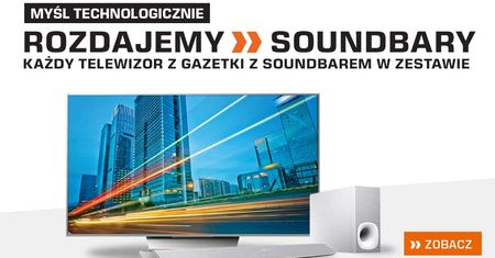 Kup telewizor, otrzymaj soundbar w prezencie - promocja w sklepie Saturn