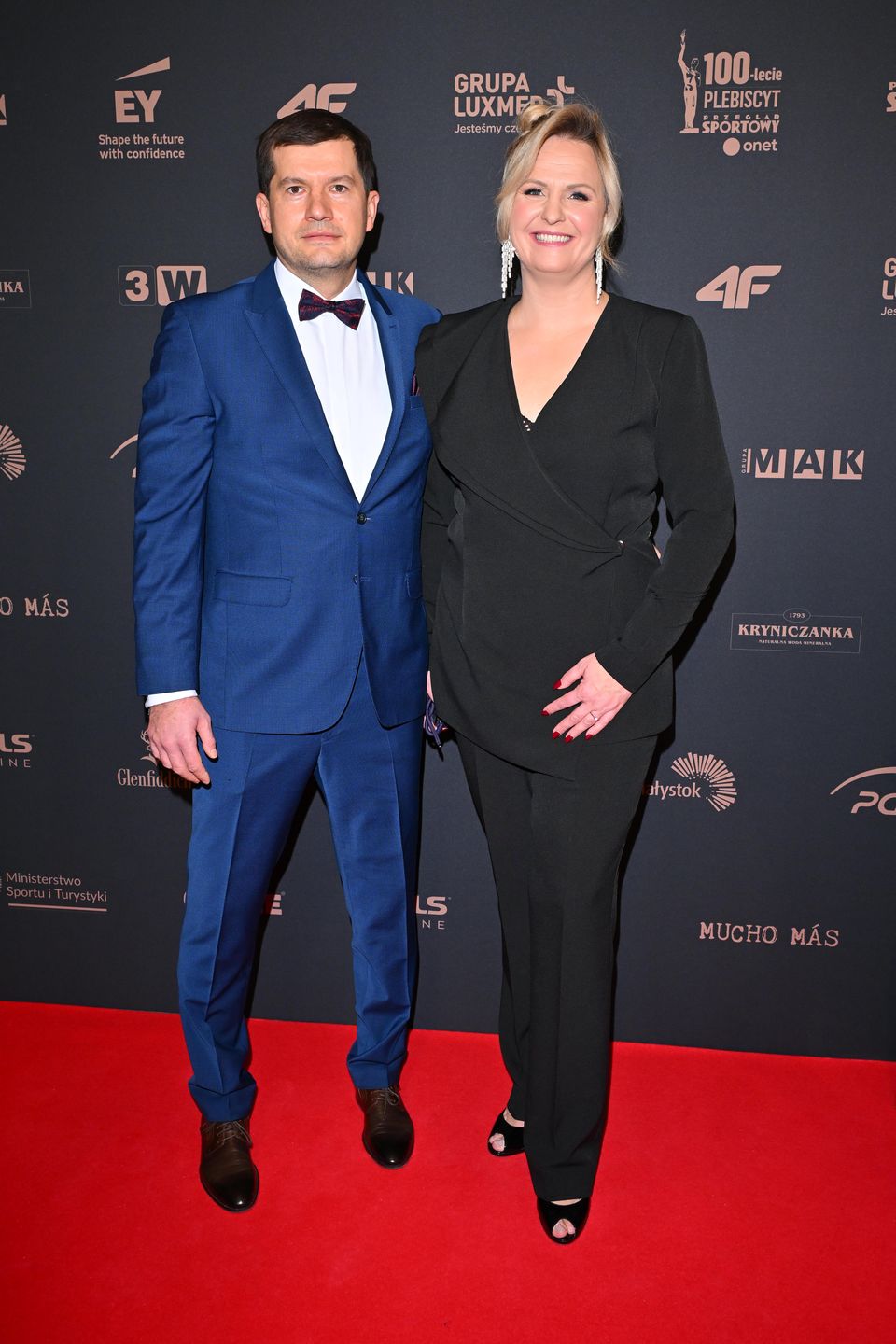 Otylia Jędrzejczak i Paweł Przybyła