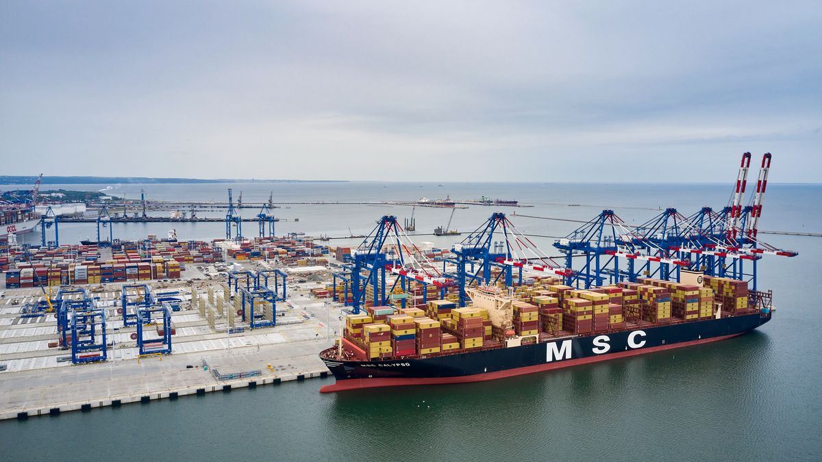 kontenerowiec, zdjęcie ilustracyjne