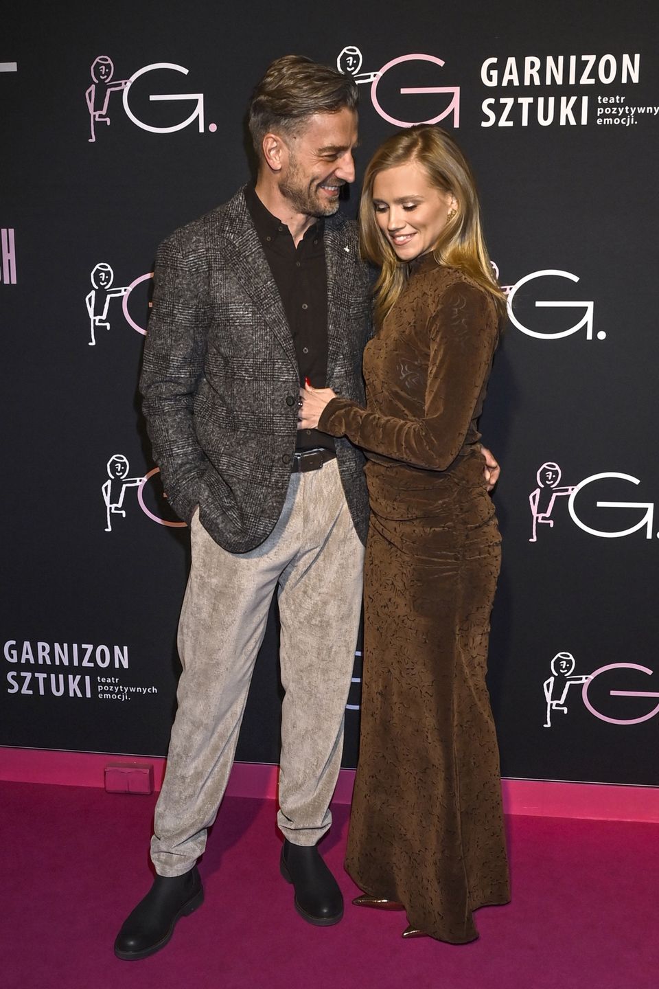 Agnieszka Kaczorowska i Marcin Rogacewicz