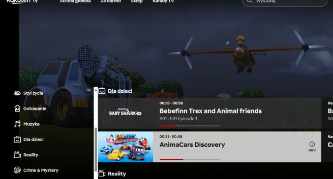 Rakuten TV z darmowym kanałem dla dzieci. Emisja w języku polskim