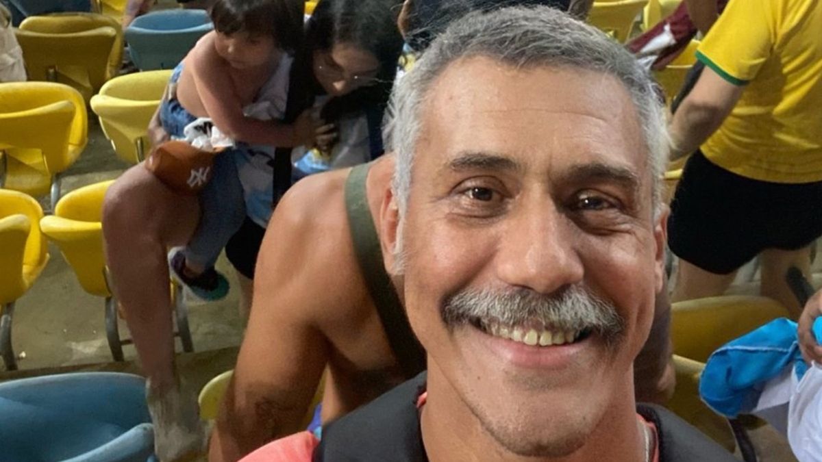 Kibic zrobił selfie blisko awantury na stadionie Marakana