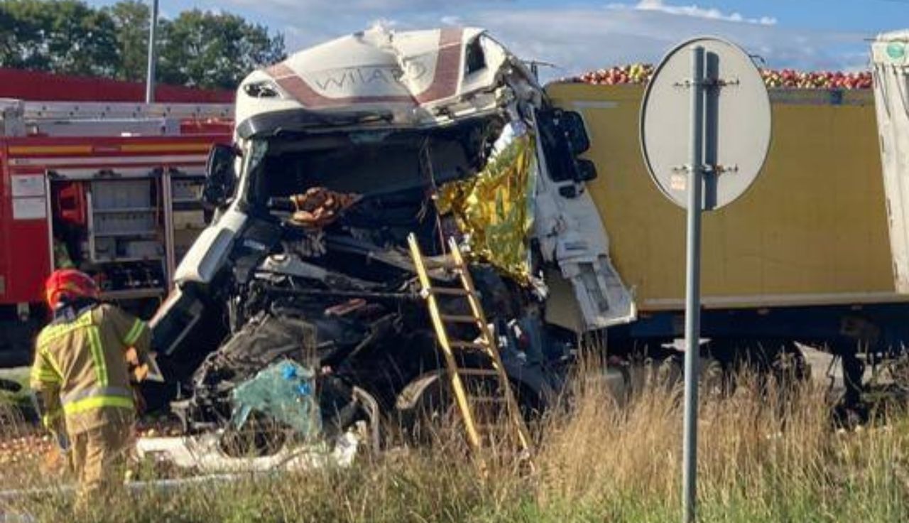 Przerażający widok. Kierowca zginął na miejscu