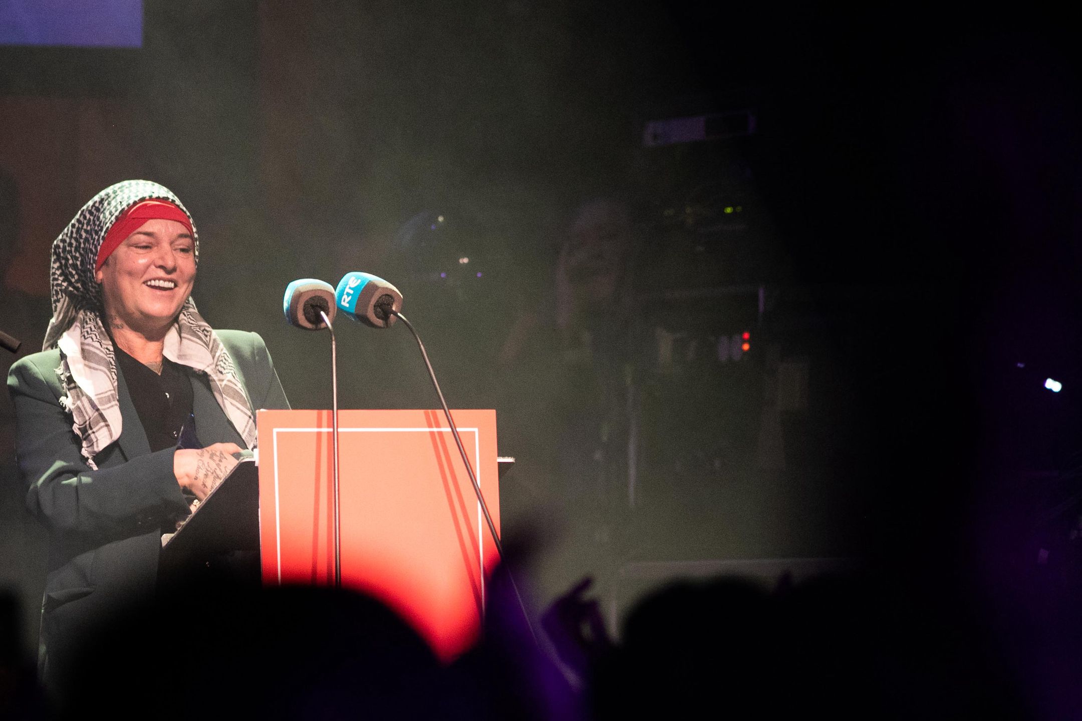 Sinead O'Connor podczas gali RTÉ Choice Music Prize w marcu 2023 roku