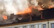 Przerażające wideo. Tak płonie dach budynku Akademii w Gorzowie