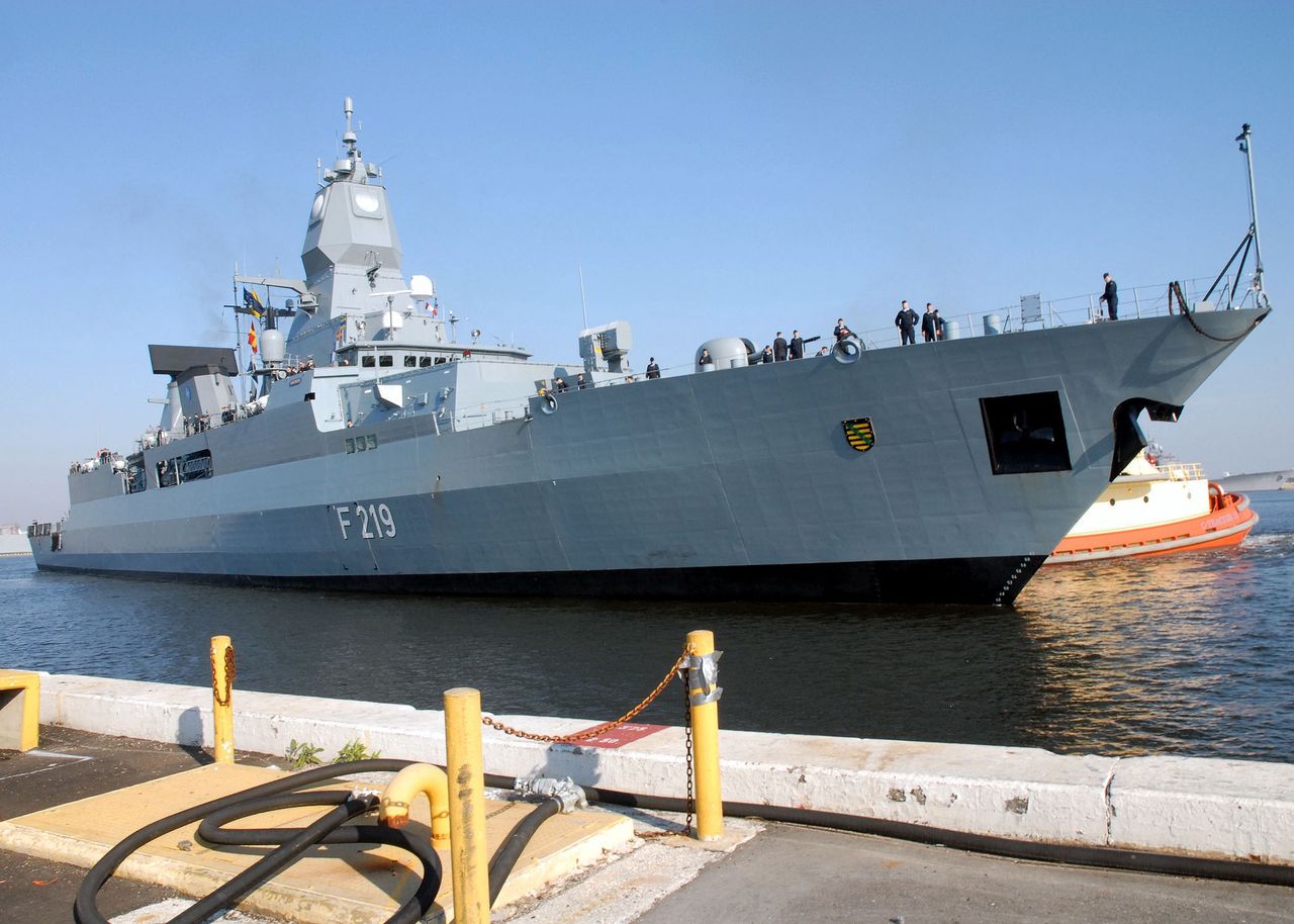 Fregata Sachsen w Gdyni. Wzmocni siły NATO na Morzu Bałtyckim