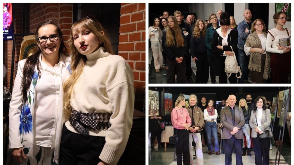 Wernisaż Sylwii Osińskiej w Zajezdni Kultury w Pleszewie