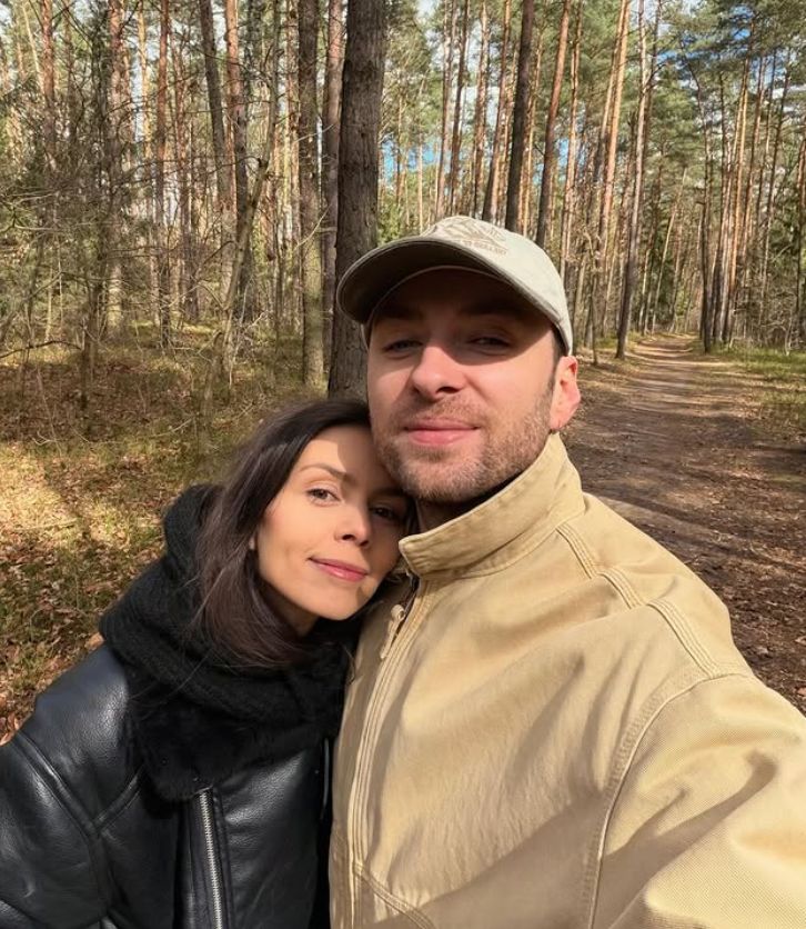 Dominik Dudek z ukochaną Olą