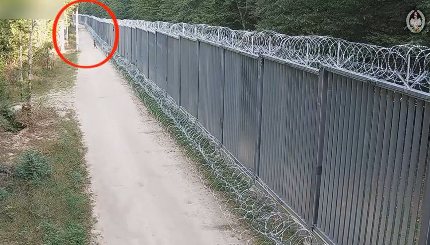 Szokujące nagranie z polsko-białoruskiej granicy. Migranci mają nową metodę?