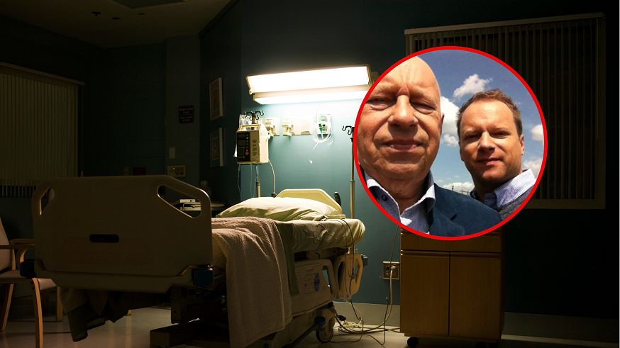 Maciej Stuhr poinformował, że jego ojciec przebywa na OIOM-ie