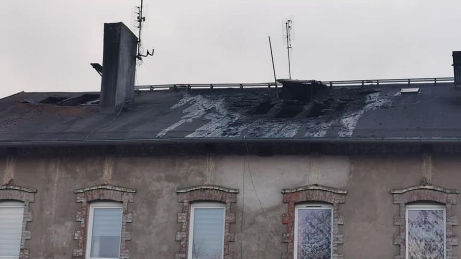 Budynek w Czeladzi po pożarze nie nadaje się do zamieszkania.