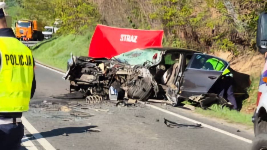 Wypadek w okolicach Czchowa