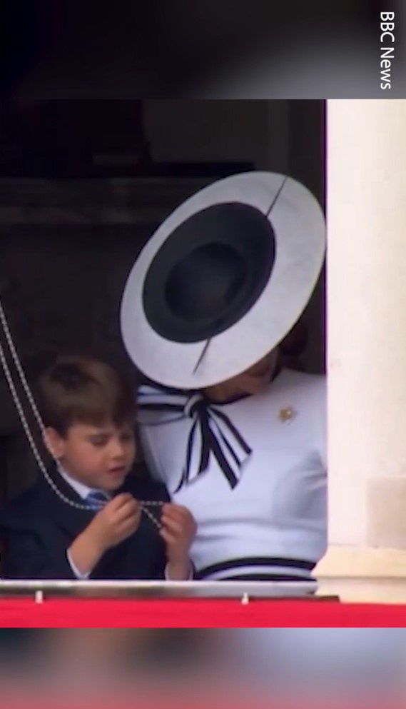 Prince Louis during the Trooping the Colour military parade