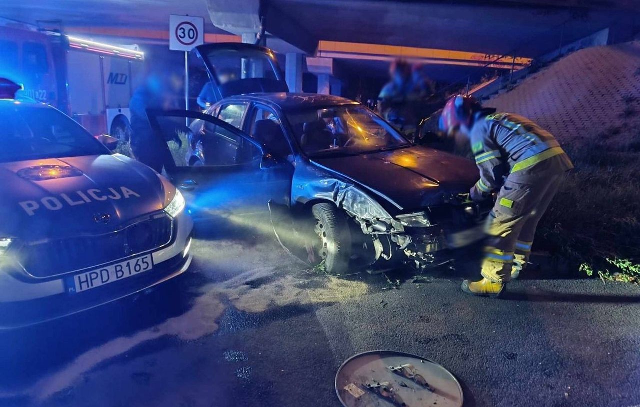 Pościg centrum Lublina. Przez okno wypadały pakunki