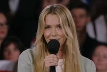 Emilia Wierzbicki na wiecu Karola Nawrockiego