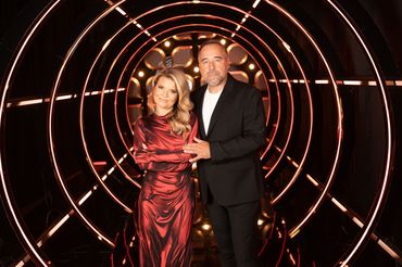 Marta Manowska i Łukasz Nowicki, prowadzący "The Voice Senior" 