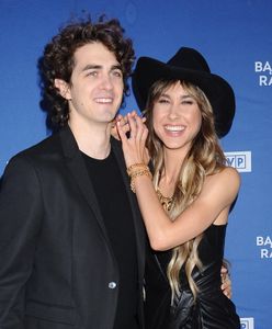 Ida Nowakowska z mężem na ramówce TVP