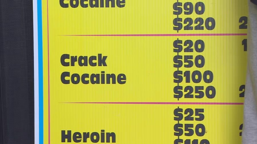 Ceny w mobilnym sklepie z narkotykami Jerry'ego Martina