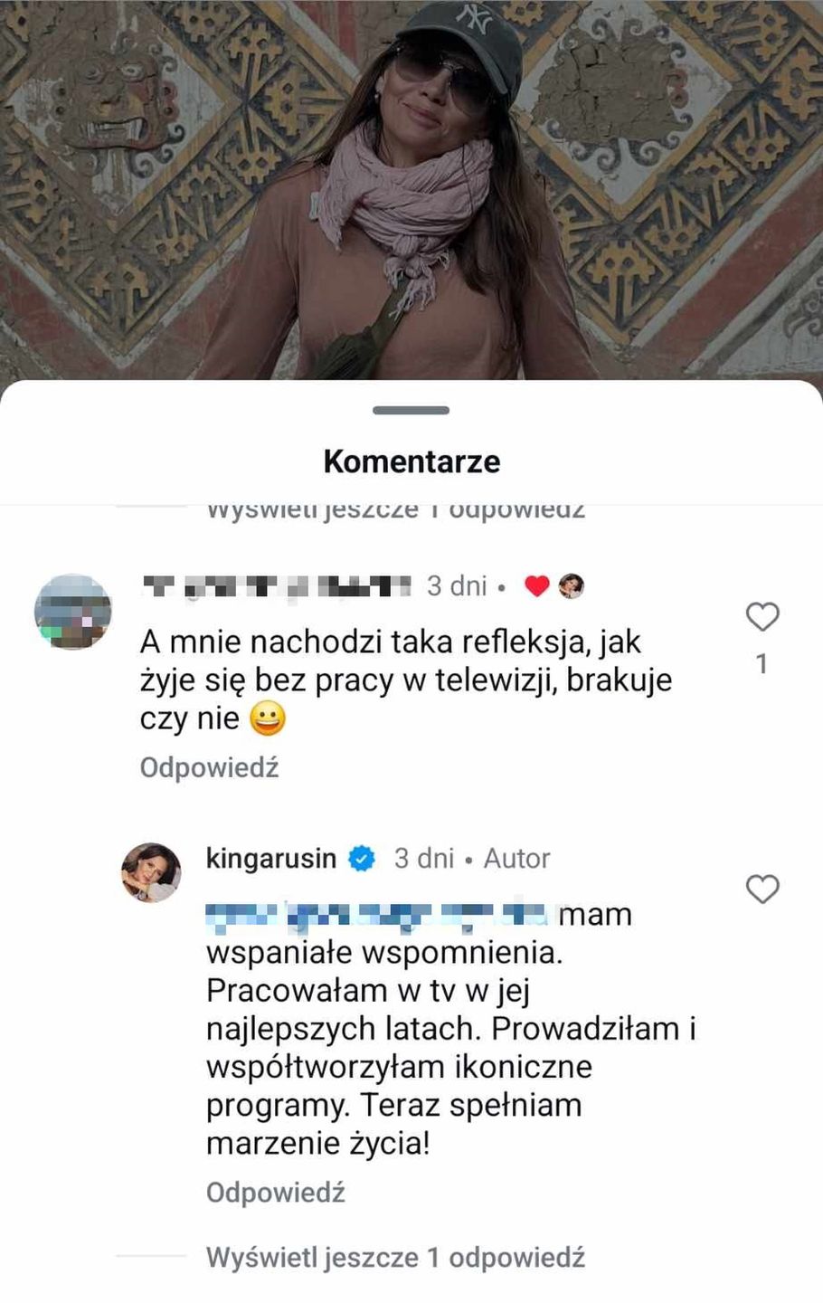 Kinga Rusin wyjaśniła kwestię powrotu do telewizji