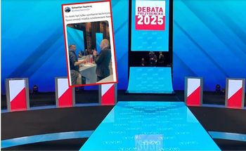 Nerwowe momenty przed debatą. "Nie wyrażam zgody"