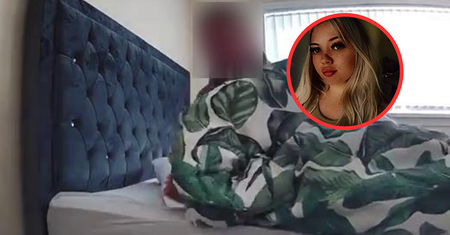Zostawiła włączoną kamerkę. Nagle zobaczyła obraz w sypialni