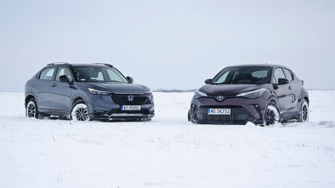 Honda HR-V kontra Toyota C-HR – która hybryda lepsza zimą?