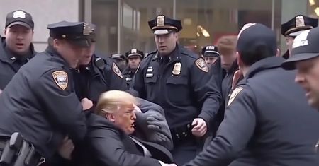 "Aresztowanie Trumpa". Sztuczna inteligencja pokazuje swoją realistyczną wizję