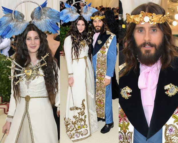 Lana Del Rey w skrzydlatej aureoli i Jared Leto jako Jezus