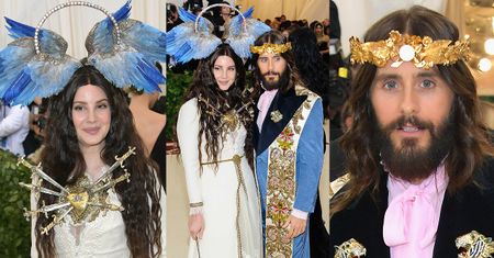 Lana Del Rey w skrzydlatej aureoli i Jared Leto jako Jezus