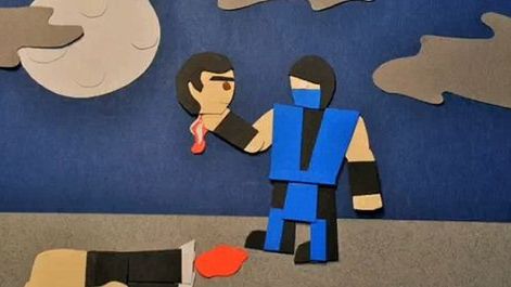 Papierowe fatalities z Mortal Kombat 1