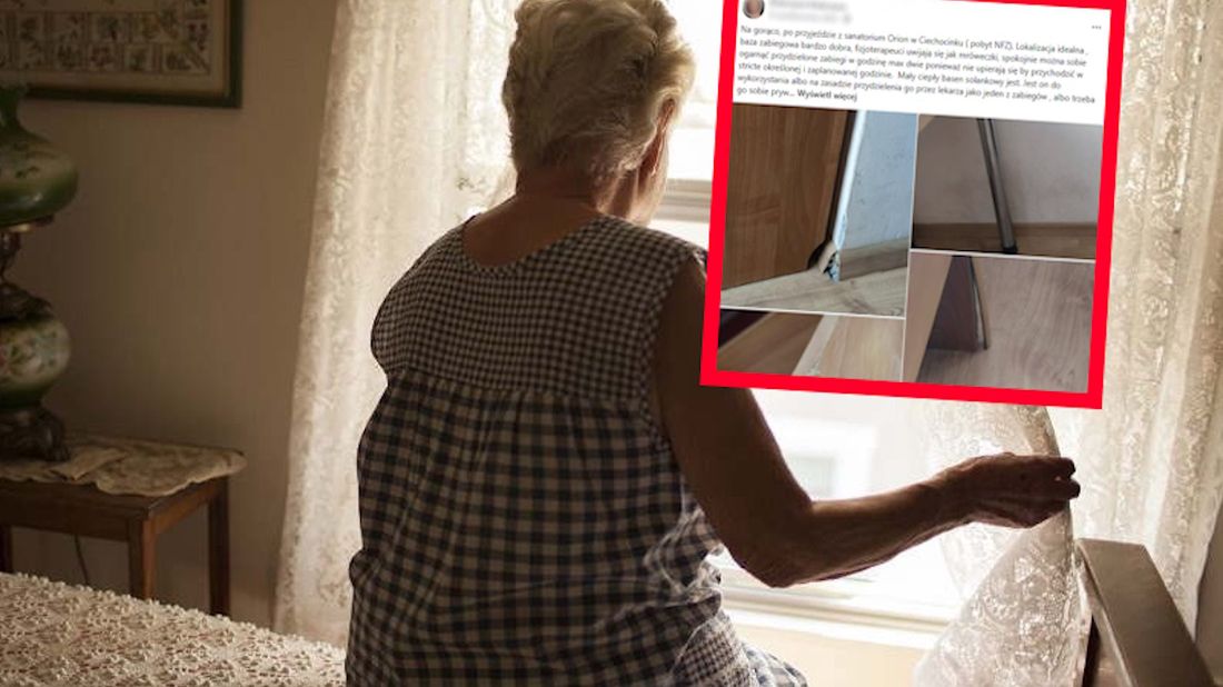Nie tak wyobrażała sobie pobyt w sanatorium. Wrzuciła zdjęcia pokoju