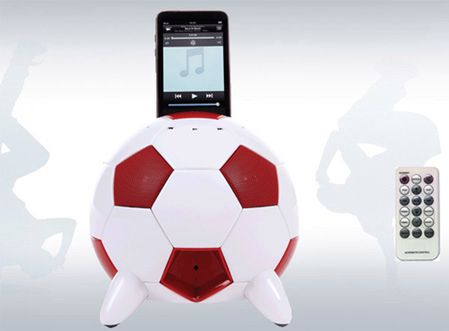 miSoccer – głośnik do iPod’a w kształcie piłki nożnej
