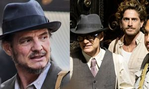 Pedro Pascal WSPIERANY przez przystojnego piłkarza na planie filmowym. Tak podsycają plotki o romansie? (FOTO)