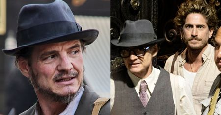 Pedro Pascal WSPIERANY przez przystojnego piłkarza na planie filmowym. Tak podsycają plotki o romansie? (FOTO)