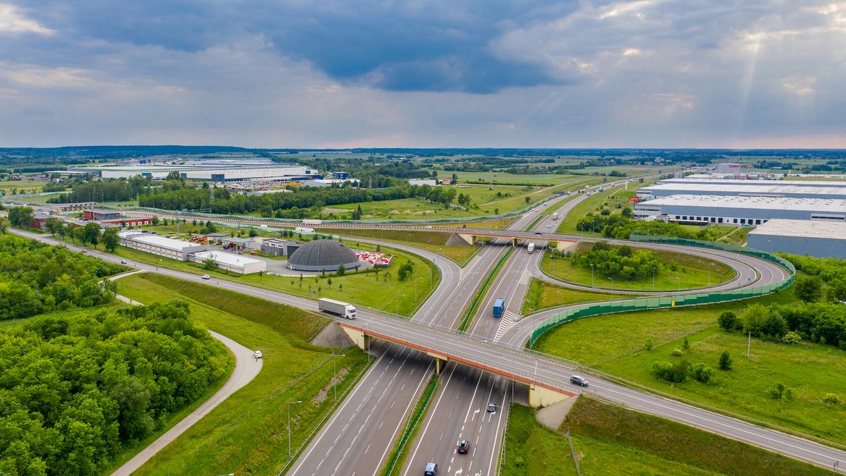 Autostrada A2 - węzeł Stryków